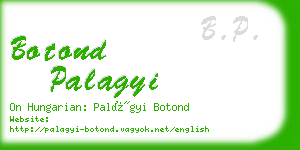 botond palagyi business card